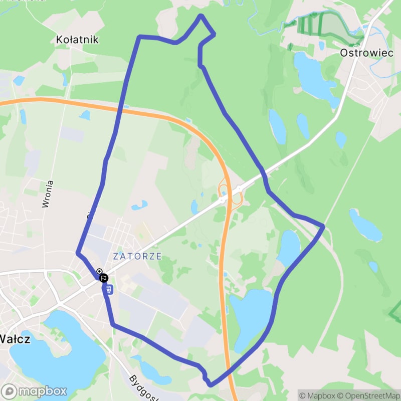 Ścieżką przez lasy z Wałcza - trudna, ale piękna wspinaczka o długości 11,8 km - Wałcz