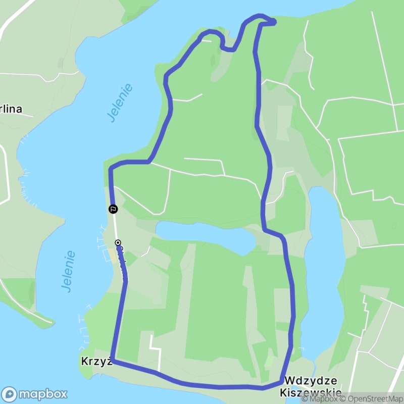 Łatwa, 4,2km rada wzdydzka - Wdzydze - Wdzydze