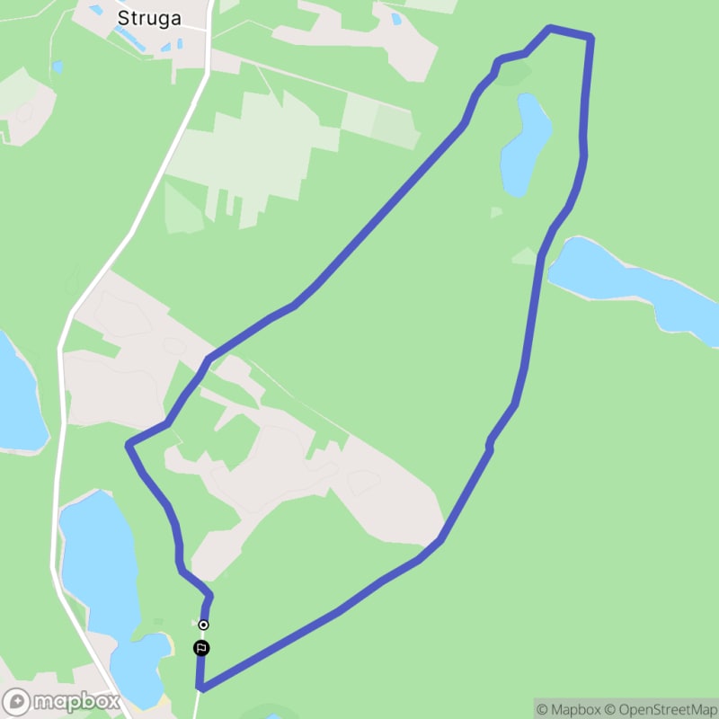 Łatwa, 7.3 km dystans rajdu turystycznego w Łochowicach \n - Łochowice
