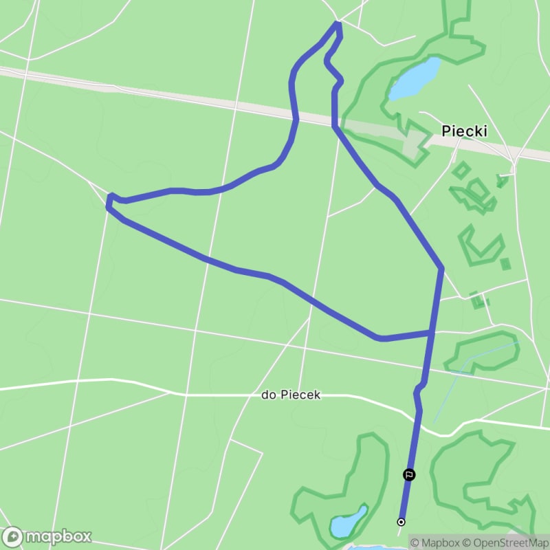 Łatwa, 4,8km trasa turystyczna w Prądocinie \/ 
(łatwa, 4,8 km trasy turystyczne w Prądocinie) - Prądocin
