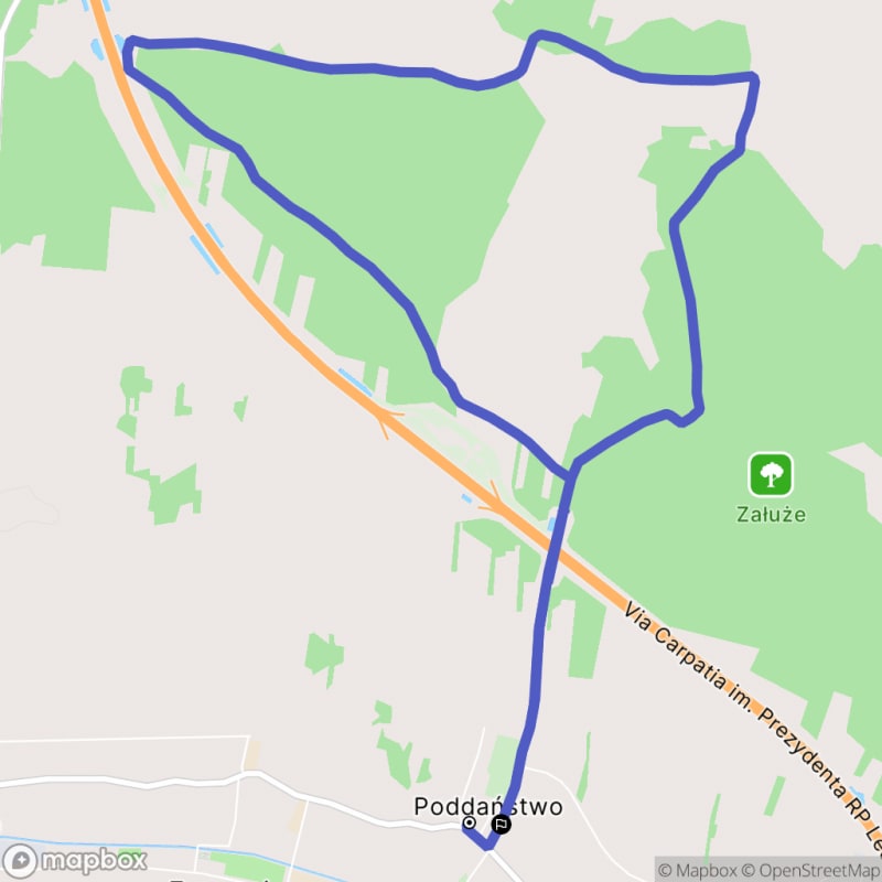 Ścieżka wzdłuż rzeki z poziomem trudności średnim - 10,9 km, Jeżowe - Jeżowe