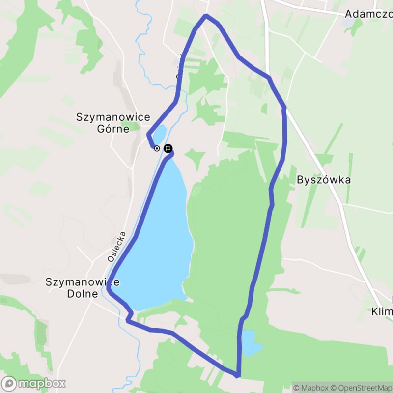 Spacer łatwy w Klimontowie o dystansie 7,3 km - "Szlakiem lasów i łąk w Klimontowie" - Klimontów