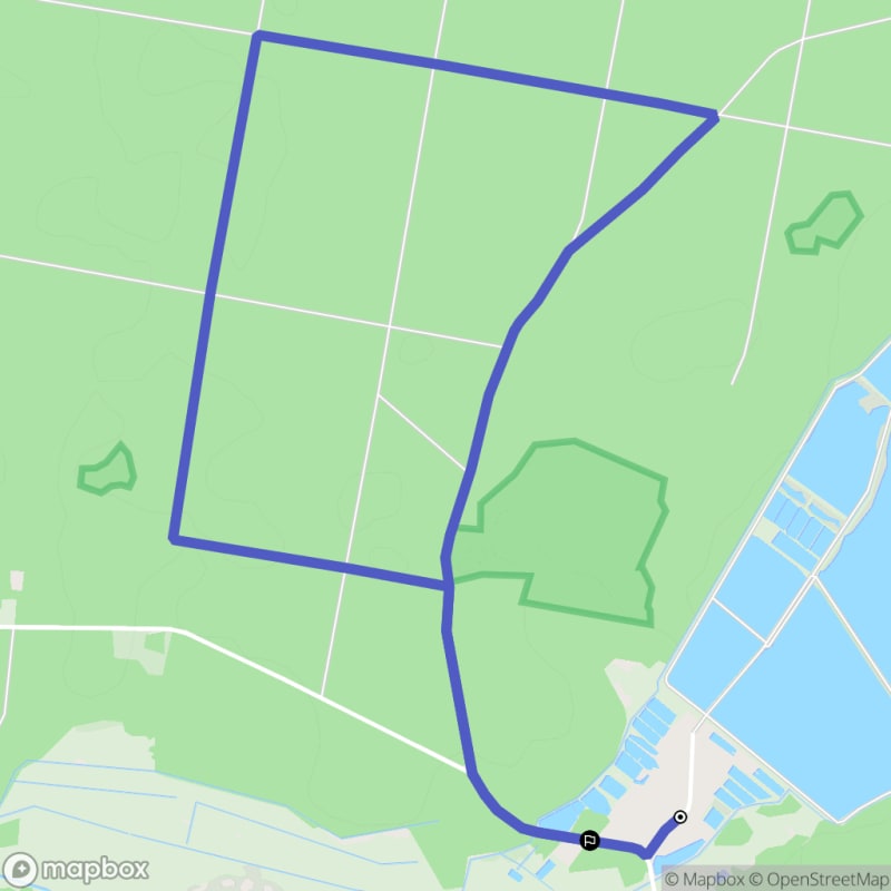 Łatwa, 5,4km rada w Ojrzęnie dla początkujących - Ojrzeń