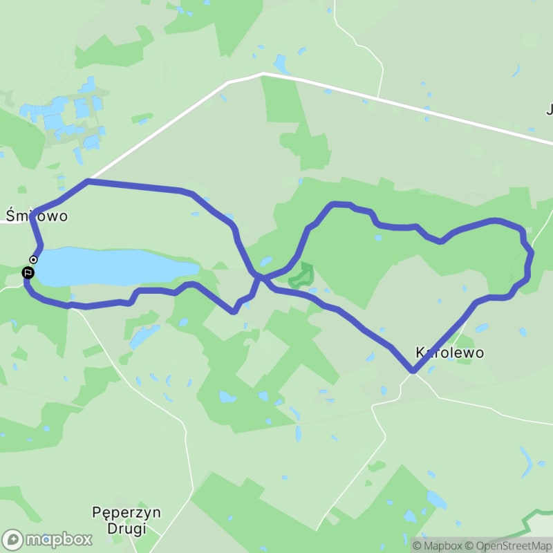 Ścieżka turystyczna Śmiłowo - lasy nadrzeczne (9,8 km, poziom trudności średni) - Śmiłowo