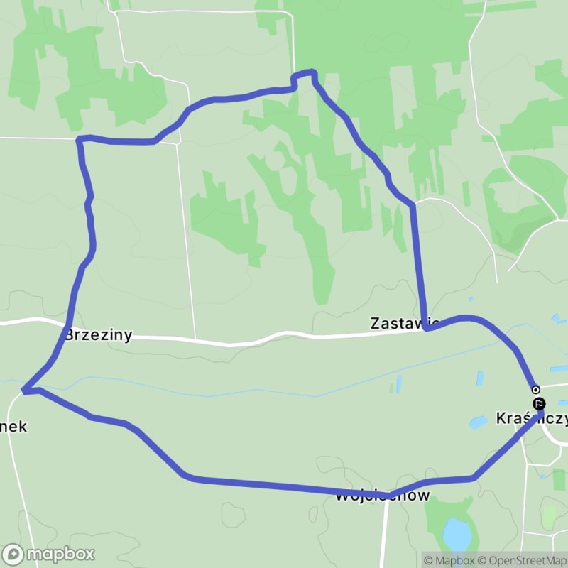 Ścieżka w Kraśniczynie - 8,5 km, poziom trudności średni - Kraśniczyn