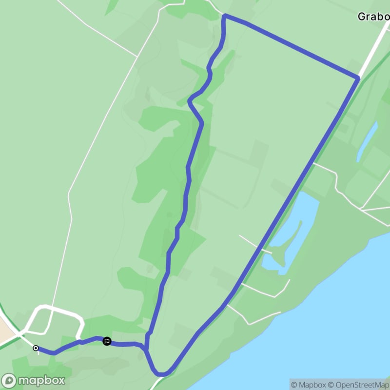 Łatwa, 4.1 km trasa turystyczna w Kozielcu \n (polski tytuł wędrówki) - Kozielec