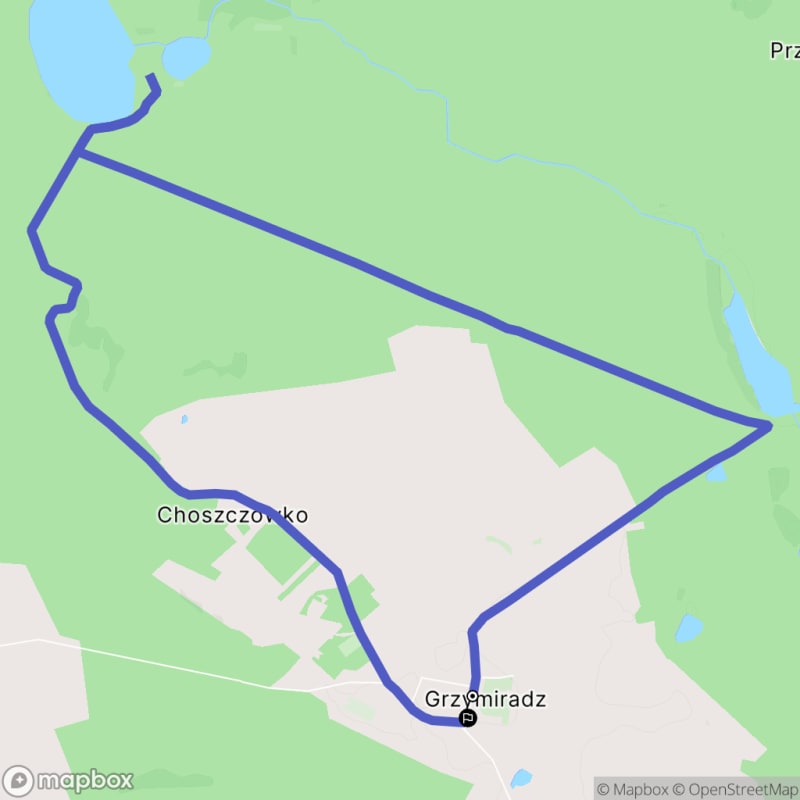 Ścieżka w Grzymiradzie - 10,8 km, poziom trudności średni - Grzymiradz