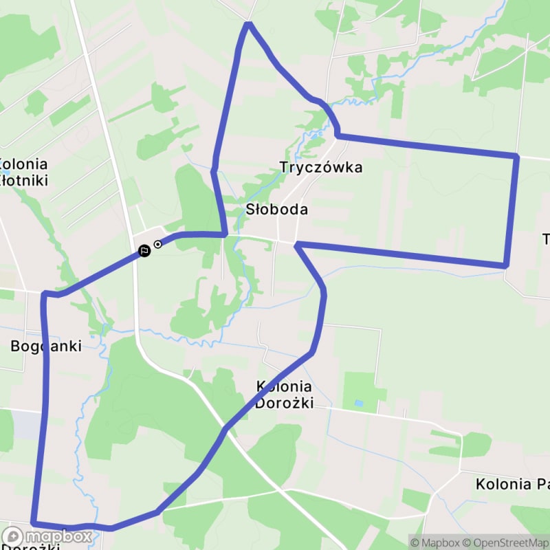 Ścieżką przez Tryczówkę na poziomie trudności średniej, dystans 9,2 km - Tryczówka