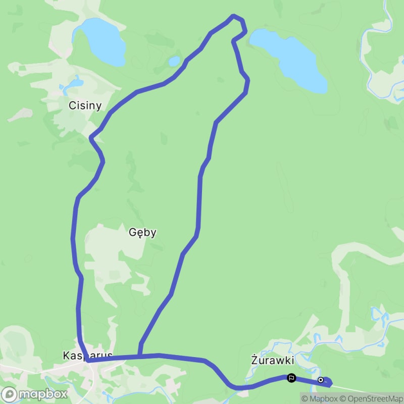 Ścieżka szumów - spacer od Szlagi-Młyna o dystansie 11,8 km i poziomie trudności średniej. - Szlaga-Młyn