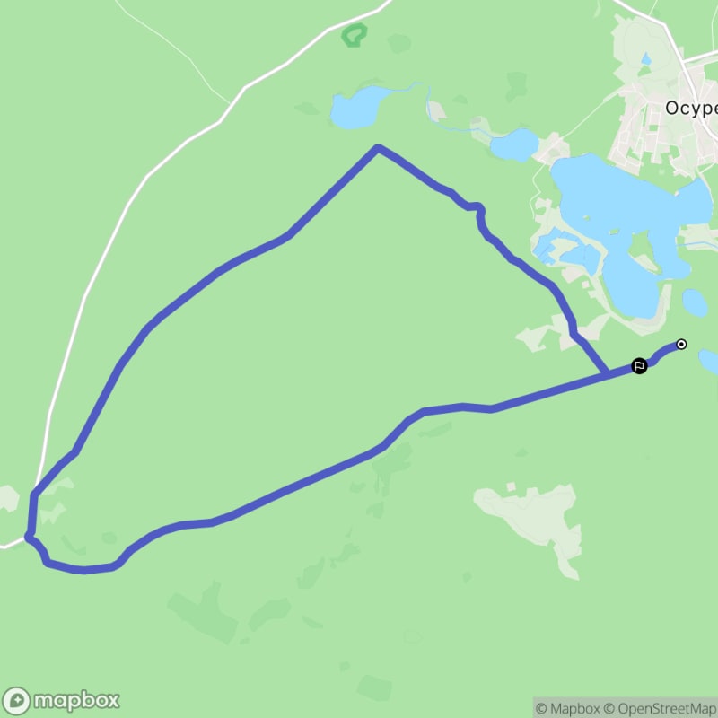 Ścieżka w Ocypelu - 14,9 km, poziom trudności - Ocypel