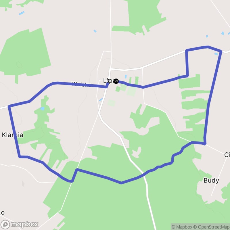 Ścieżka wzdłuż lasów Lipy o średniej trudności, dystans 8,9 km - Lipa