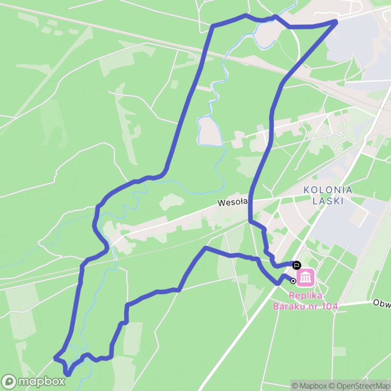 Ścieżka wzdłuż rzeki Bobawy - 9,0 km trasy średnio-trudnej, rozpoczynająca się w Żaganiu. - Żagań