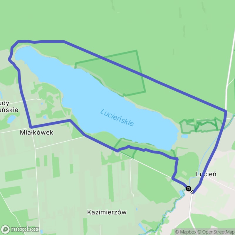 Ścieżką przez Lucień na poziom średniej trudności, dystans 10,9 km - Lucień