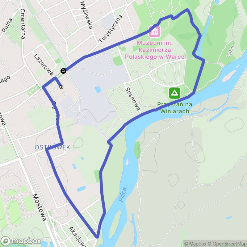 Łatwa wycieczka turystyczna w okolicy Warki (3,9 km) - Warka