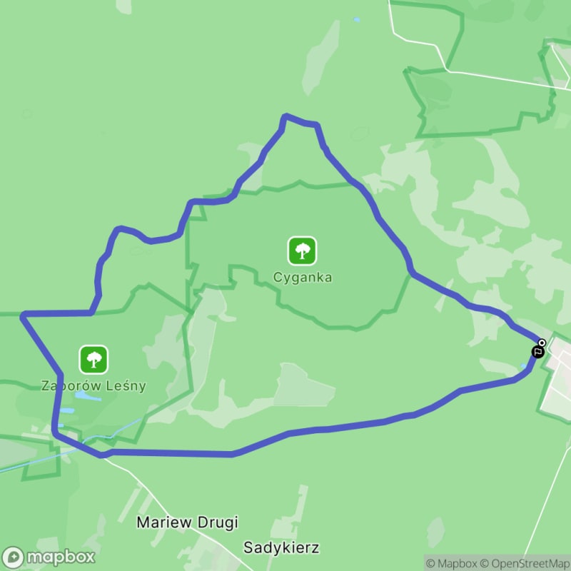 Ścieżka w Trusku - 9,2 km, poziom trudności średni - Truskaw