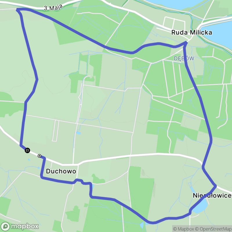 Łatwa, 7.5km trasa turystyczna rozpoczynająca się w Duchowie \/ 

(Łatwa, 7.5 km szlak turystyczny zaczyna się w Duchowie) - Duchowo