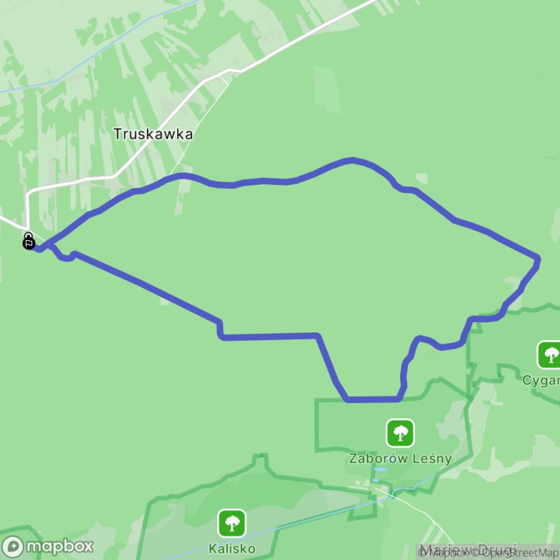Ścieżką przez las Truskawki - 11,5 km, poziom trudności średni - Truskawka
