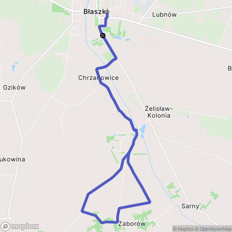 Ścieżka w Błaszki - 10,6 km, poziom trudności średni - Błaszki