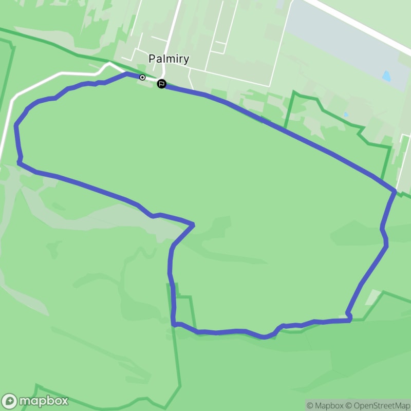 Spacer w Palmirach o długości 8,4 km z poziomem trudności umiarkowany - Palmiry