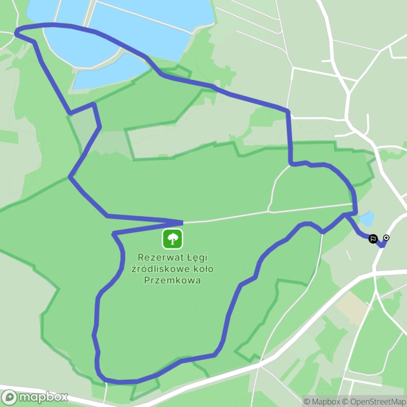 Łatwa, 6.6 km dystansowa przechódka z Przemkowa \n (polski tytuł wędrówki: łatwa, 6.6 km dystansowa przechódka z Przemkowa) - Przemków