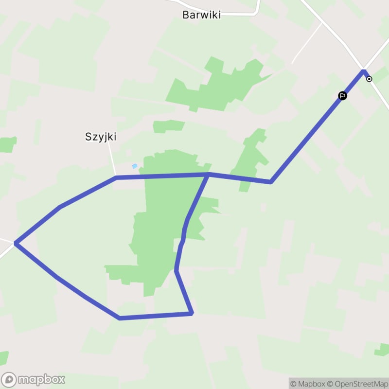 Spacer łatwy o długości 7,3 km z miejsca Łoje-Awissa w Polsce - Łoje-Awissa