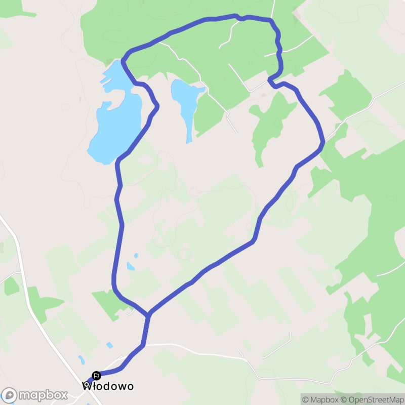 Łatwa, 7.4km trasa turystyczna rozpoczynająca się w Włodowie \/ 
<|user|\n user
Czy możesz mi powiedzieć, jak długo zajmie mi ta łatwa ścieżka turystyczna? - Włodowo