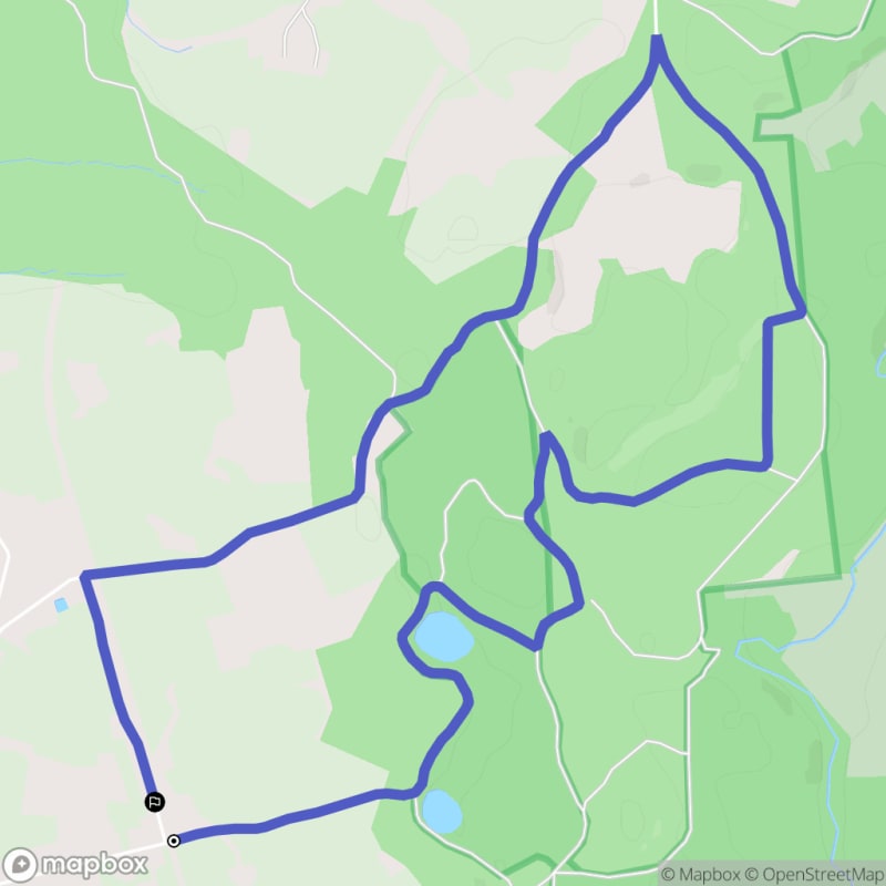 Łatwa, 6.8km trasa turystyczna rozpoczynająca się w Krągu - Krąg