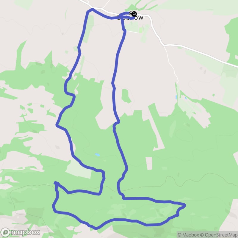 Ścieżka wzdłuż rzeki z poziomem średnim - Dobków, dystans 12,6 km - Dobków
