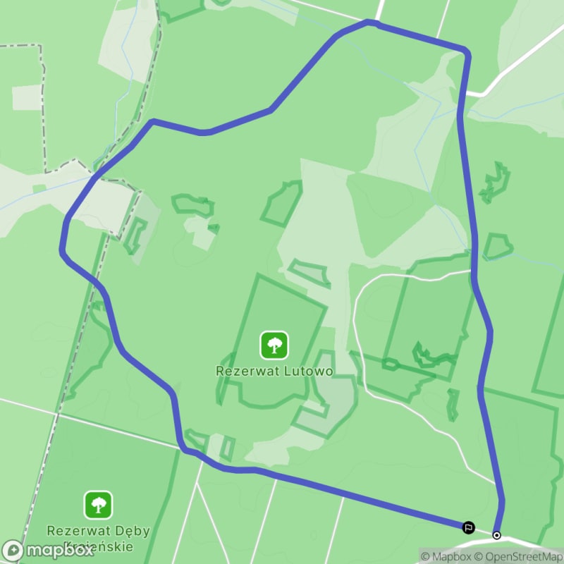 Łatwa, 7.6km dystansowa wędrówka turystyczna z Lutówki - Lutówko