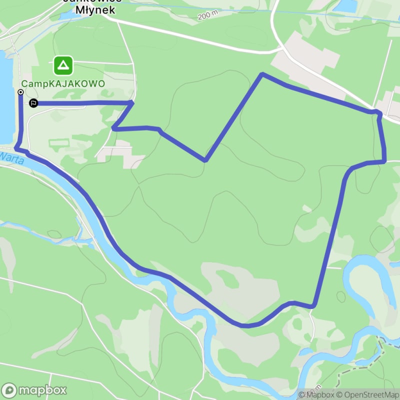 Łatwa 3,5-kilometrowa wędrówka wzdłuż Warty w Zakrzówku Szlacheckim - Zakrzówek Szlachecki