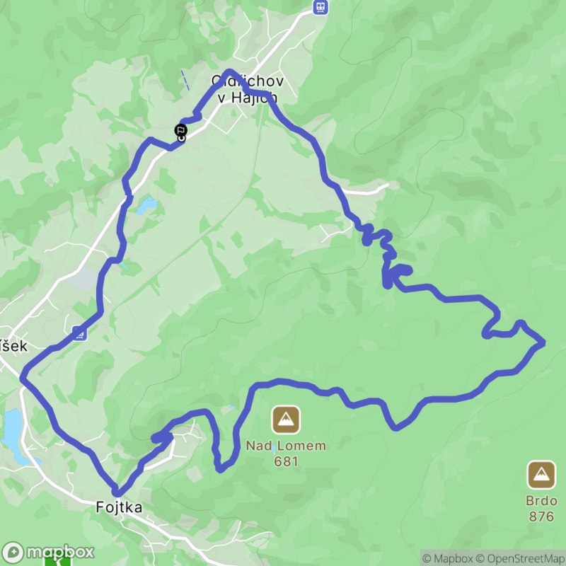 Średnio trudna, 14,8km dystansowa wędrówka turystyczna z Oldřichov v Hájích, Czechy. - Oldřichov v Hájích