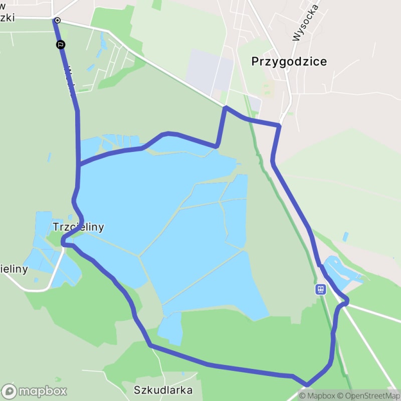 Ścieżka wzdłuż rzeki z poziomem trudności średnim - spacer z Jankowa Przygodzkiego o długości 13,3 km - Janków Przygodzki