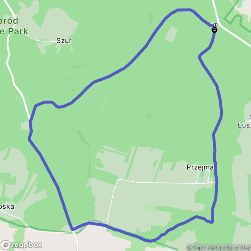 Ścieżka szurska - 9,8 km, poziom trudności średni - Szur