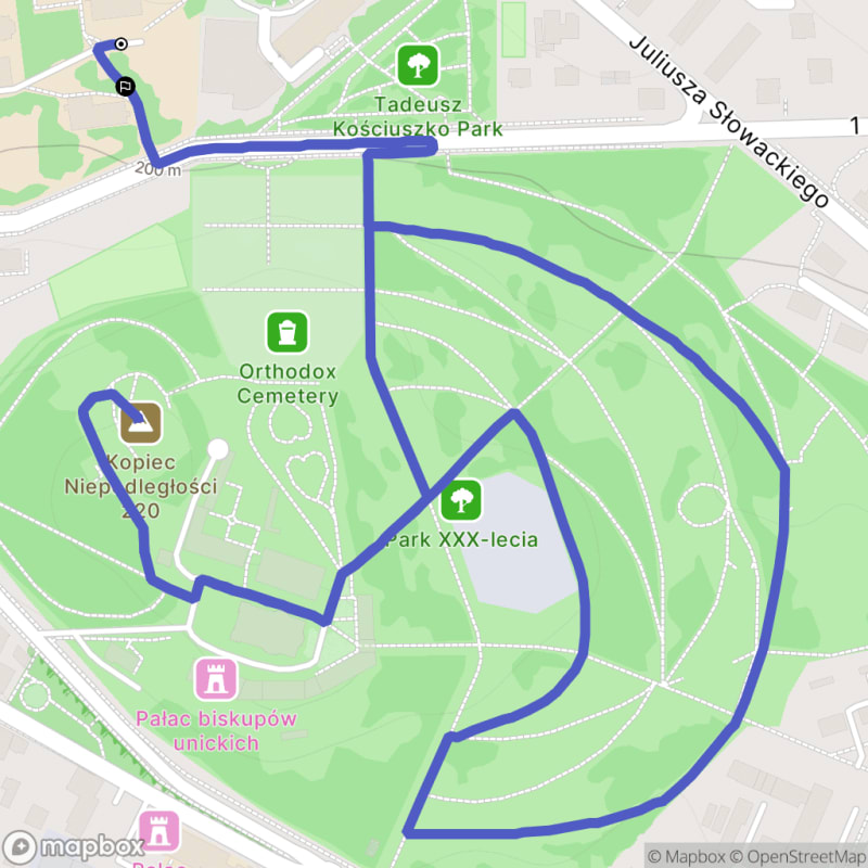 Łatwa, 2,7km szlak turystyczny w Chełmie \/ 

(Łatwa, 2,7 km polska ścieżka turystyczna w Chełmie) - Chełm
