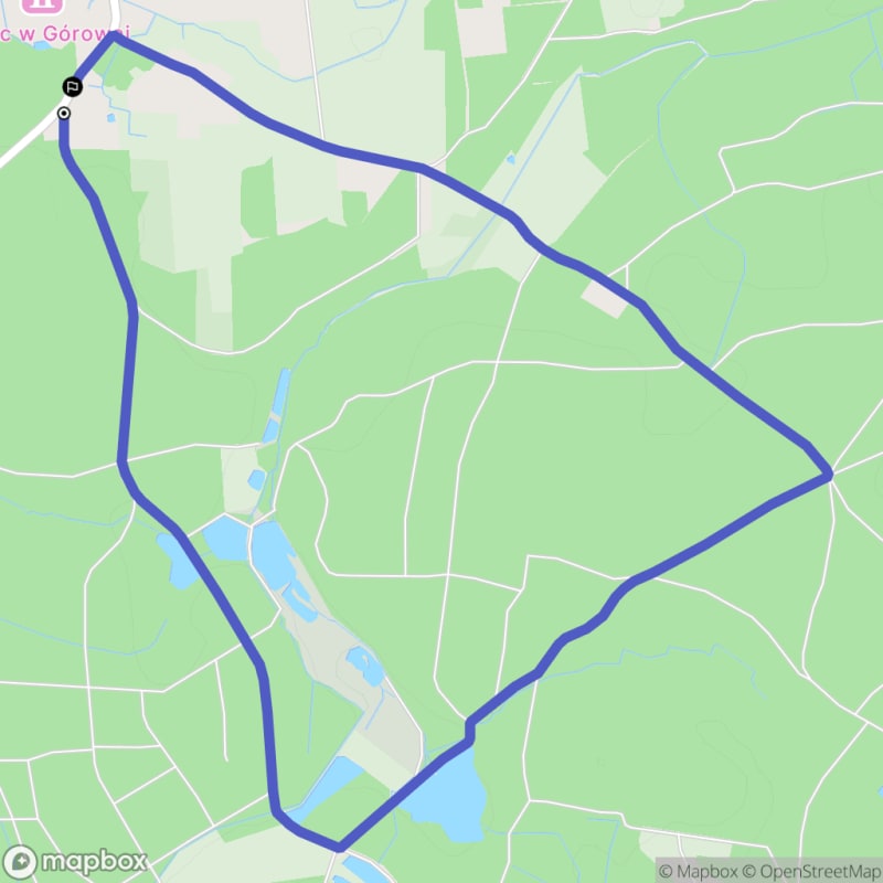 Łatwa, 5,3km dystans rajdu turystycznego w Górowie - polski tytuł dla zespołu - Górowo
