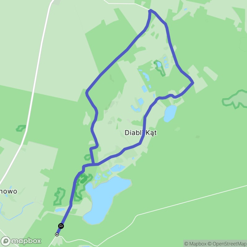 Ścieżka w Jeleniu o długości 8,1 km z poziomem trudności umiarkowanym - Jeleń