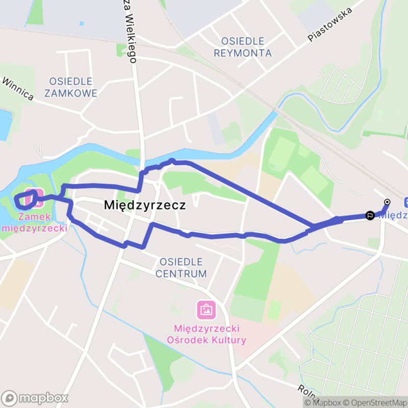 Trudna 3,3-kilometrowa wędrówka po mieście i zamku w Międzyrzeczu - Międzyrzecz