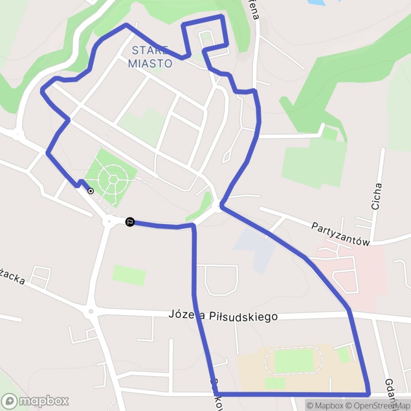 Łatwy 2,5-kilometrowy spacer w Pasłęku - Polska - Pasłęk