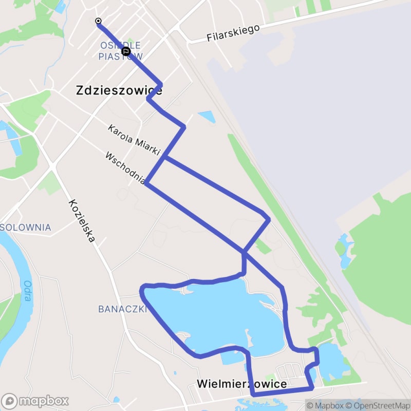 Ścieżką przez Zdzieszowice na poziomie trudności średniej, dystans 8,5 km - Zdzieszowice
