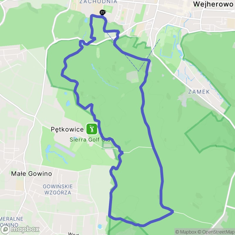 Umiarkowana wędrówka: Szlak 10,4 km w Wejherowie - Wejherowo