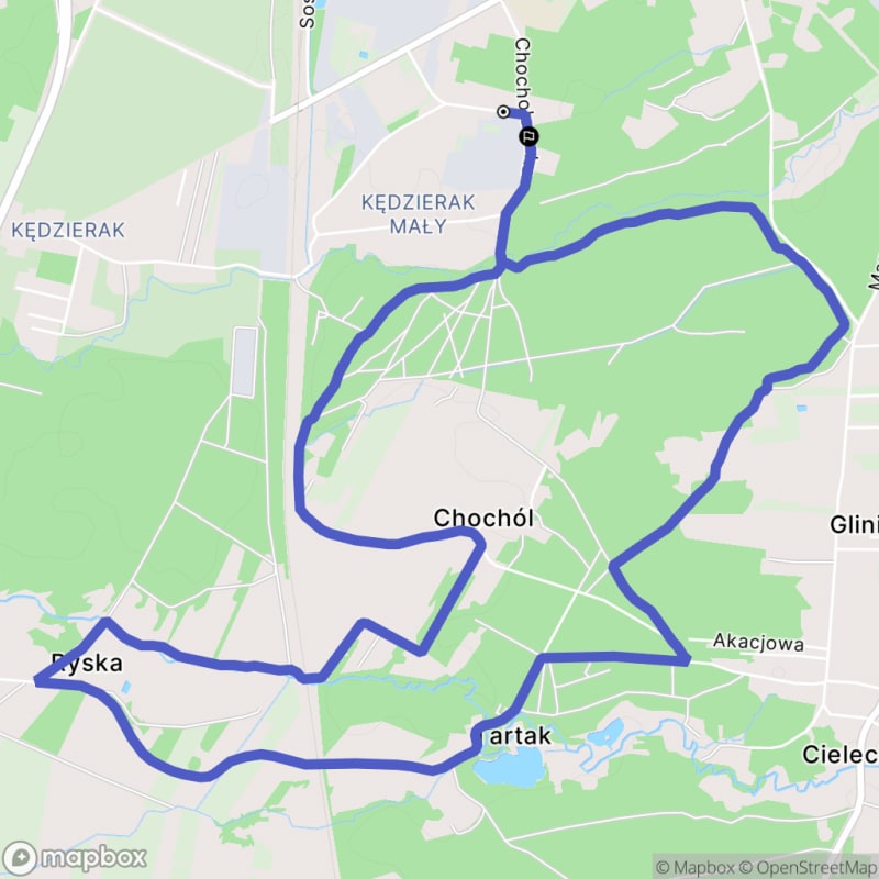 Umiarkowany szlak 9,5 km w Mińsku Mazowieckim - lasy, mosty i miejsca historyczne - Mińsk Mazowiecki