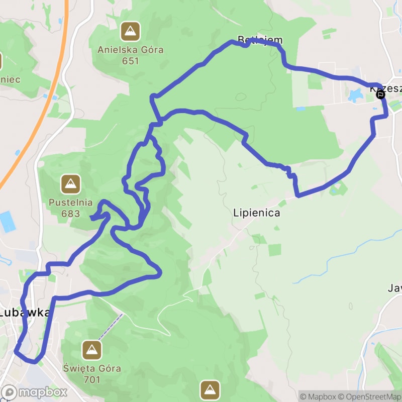 Krzeszów-Lubawka-Krzeszów - Krzeszów