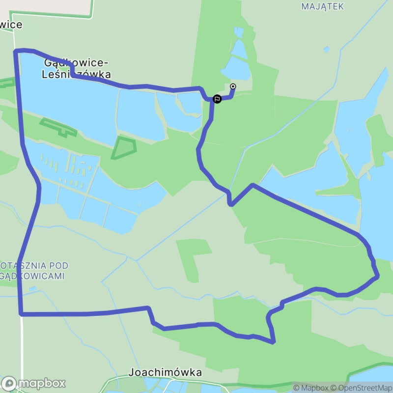 Ścieżka wzdłuż rzeki z poziomem średnim, Wrocławice - osada, 11.2 km. - Wrocławice - osada