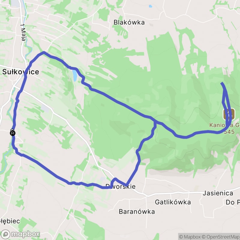 Trudna wędrówka do Diabelskiego Kamienia - Sułkowice