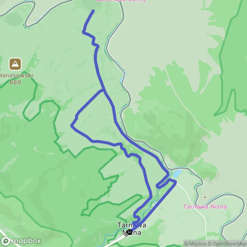 Wymagający szlak przyrodniczo-historyczny o długości 9,5 km w Bieszczadach - Tarnawa Niżna