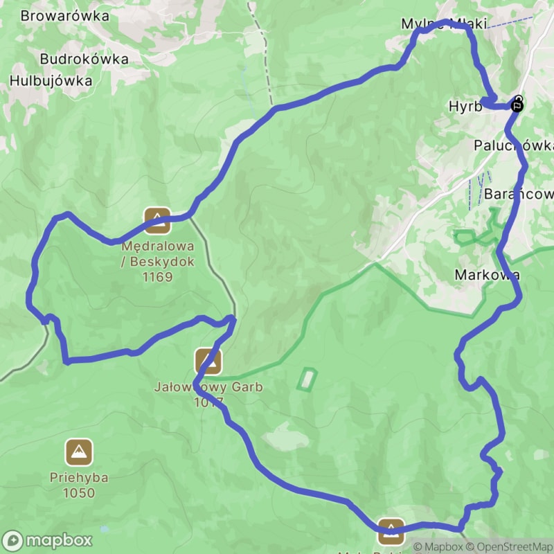 Hard Hike w Beskidzie Makowskim - Mała Babia Góra - Zawoja