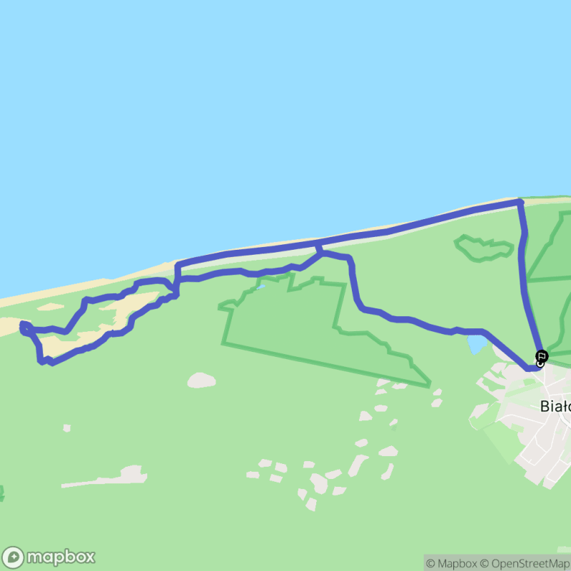 Piękne Wydmy Lubiatowskie z Białogóry - 10,3 km, umiarkowany stopień trudności - Białogóra