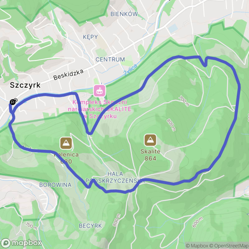 Wymagająca Pętla Skalite w Szczyrku - Szczyrk