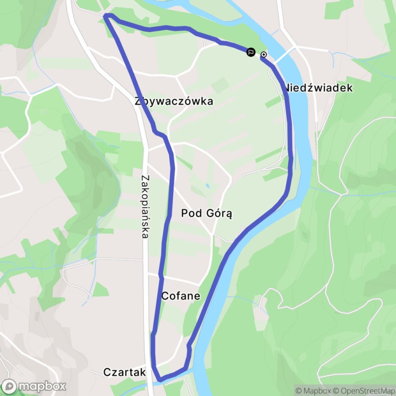 Twarda 4-kilometrowa pętla wsi Jaroszowice - Jaroszowice