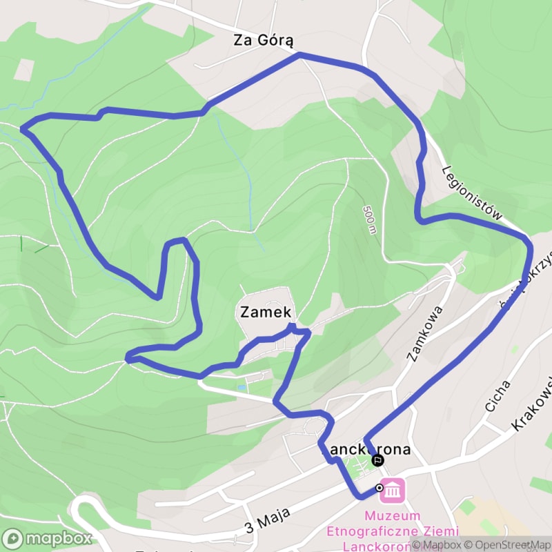 Rodzinna wędrówka z dziećmi na dystansie 3,8 km w Lanckoronie - Lanckorona
